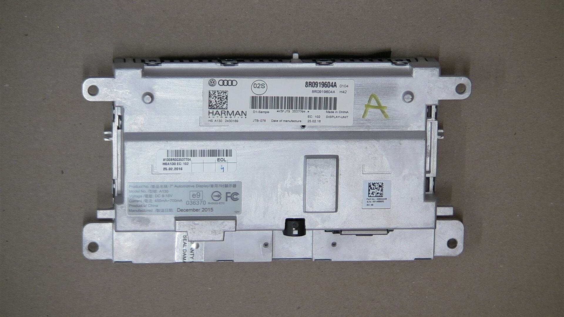  Monitor 8R0919604A 2.0CRDI
