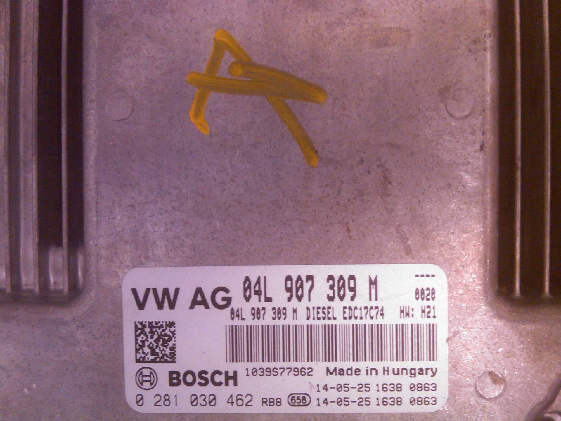  Engine Control Unit (ECU) 04L907309M 2.0CRDI